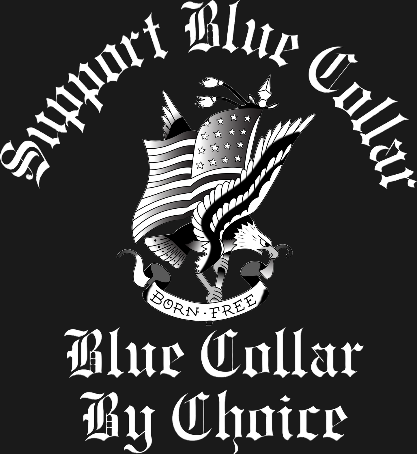 support blue collar
