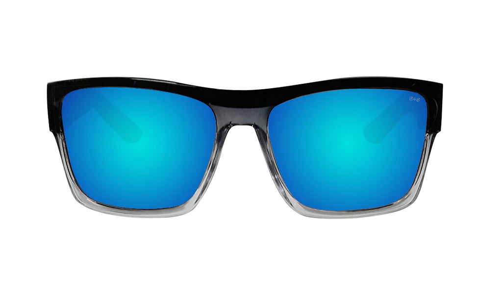 Miami Black - Ice Blue Glasses - Black – Binocle
